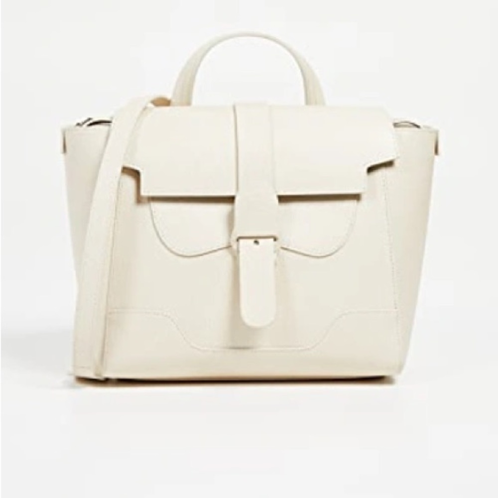 Senreve Cream Maestra Midi Purse and Backpack